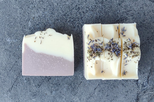 Lavender Mint Handcrafted Artisan Rough Cut Soap