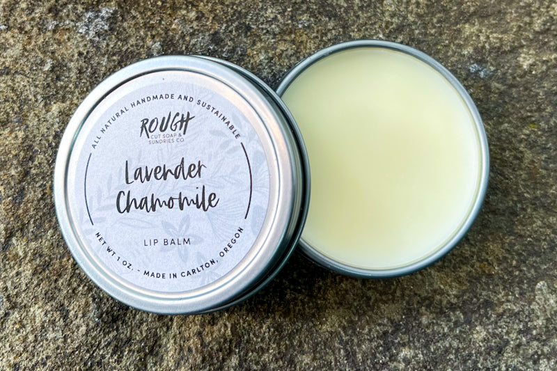 All Natural Handcrafted Artisan Lavender Chamomile Lip Balm