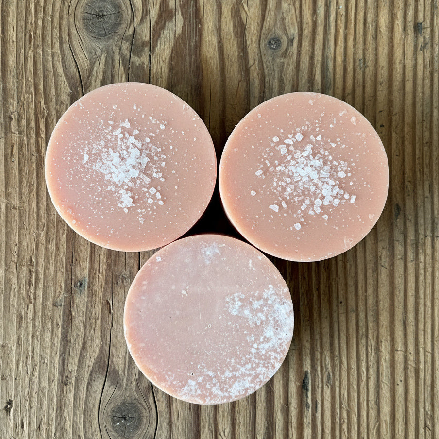 Peppermint Drop Pink Himalayan Salt Bar