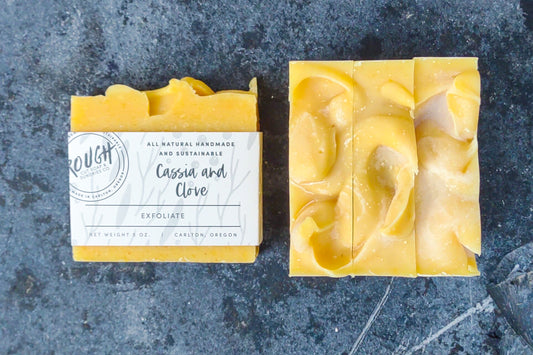 Cassia & Clove Handcrafted Artisan Rough Cut Soap