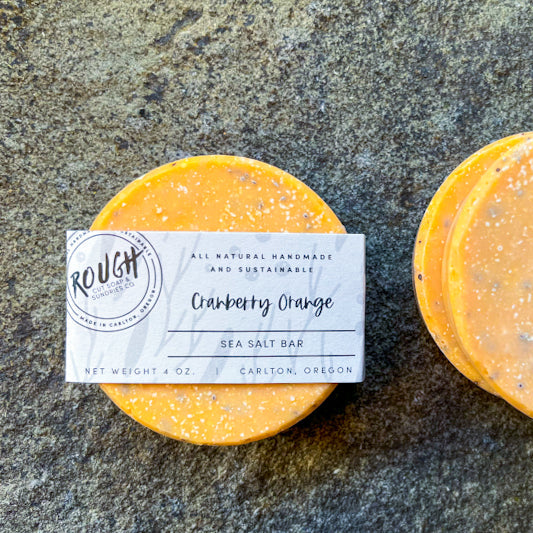 Cranberry Orange Sea Salt Bar