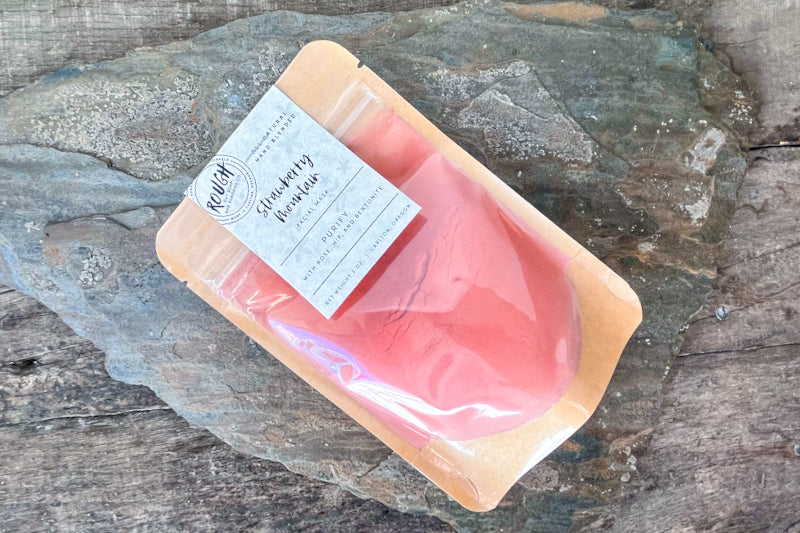 All Natural Handcrafted Artisan Strawberry Mountain Facial Mask