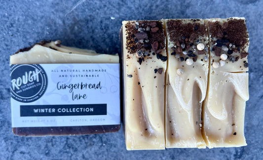 Gingerbread Lane Handcrafted Artisan Rough Cut Soap