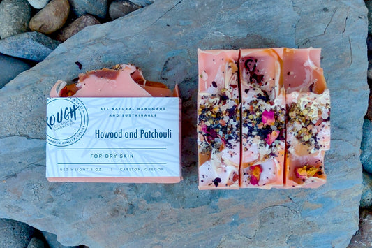 HoWood & Patchouli Handcrafted Artisan Rough Cut Soap