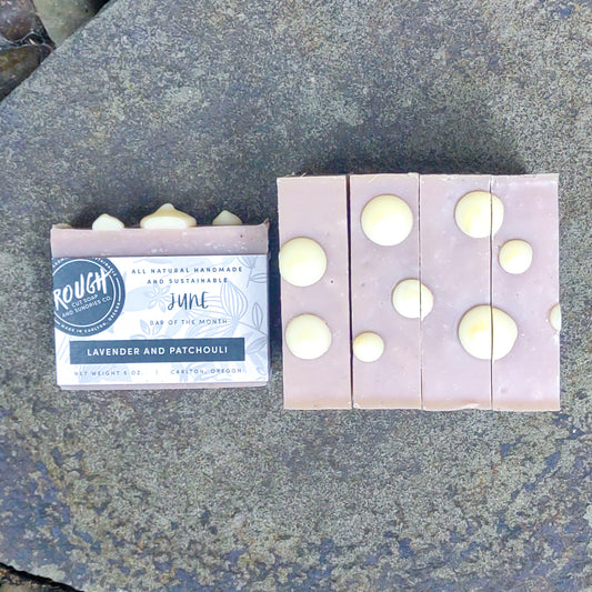 June Limited Edition Bar Handcrafted Artisan Rough Cut Soap