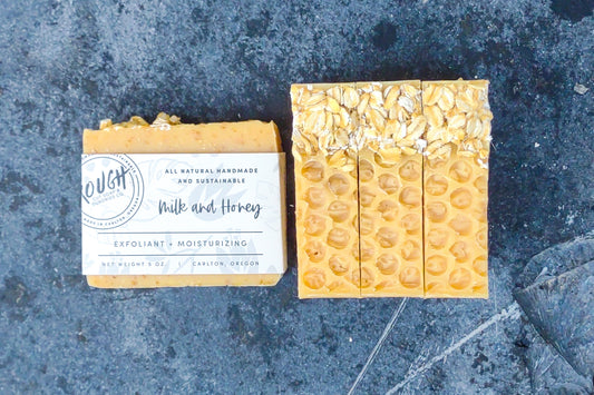 Milk & Honey Oat Handcrafted Artisan Rough Cut Soap