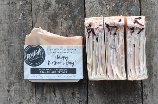 Mother's Day Handcrafted Artisan Rough Cut Soap