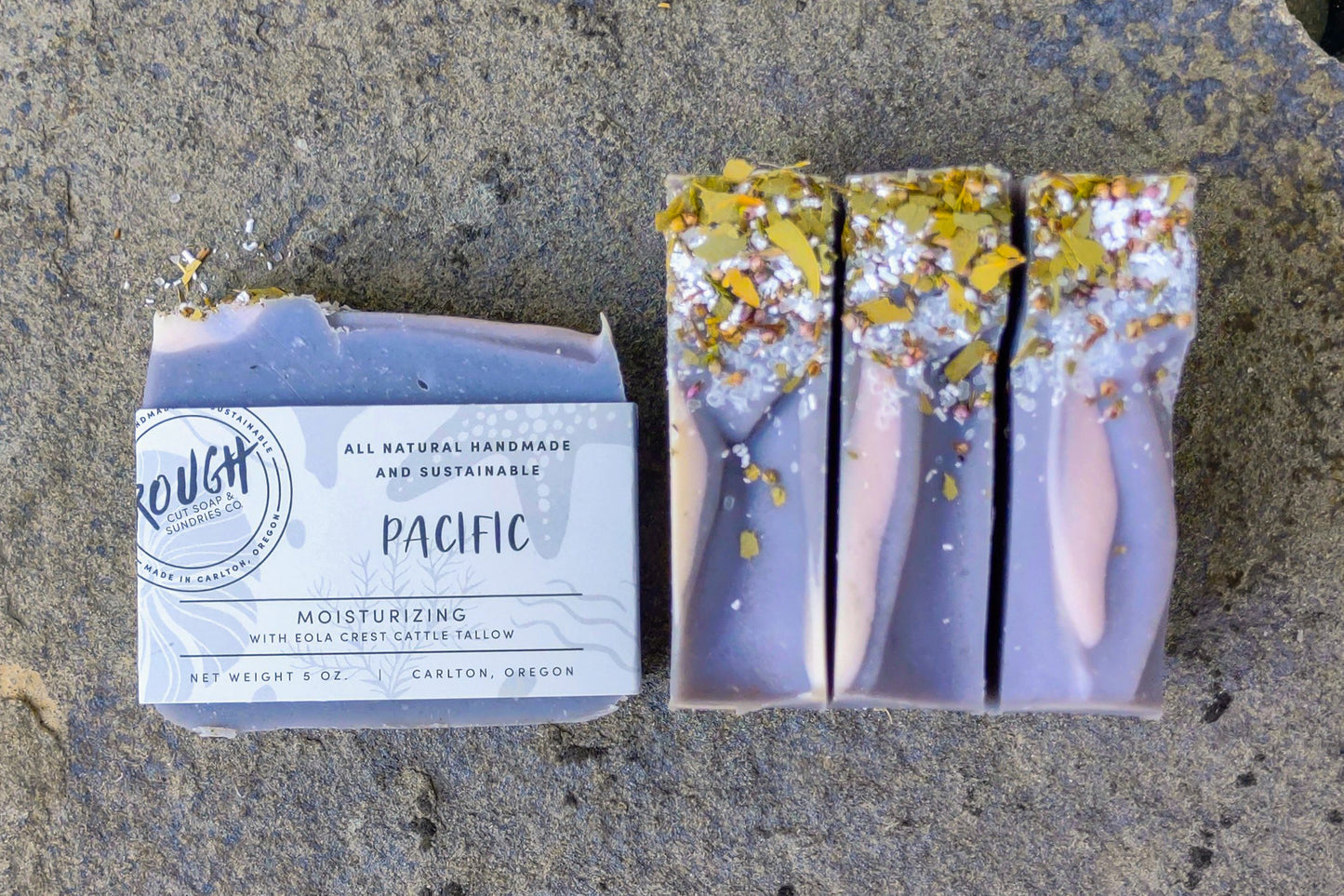 Pacific Handcrafted Artisan Rough Cut Soap