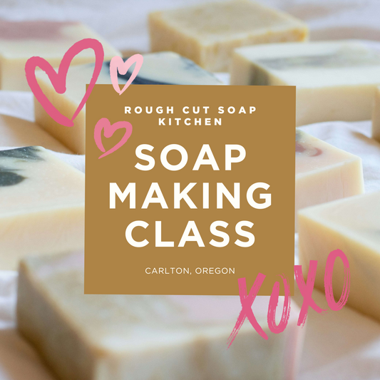 Galentine's Happy Hour in the Shower - Soap Making Class at Rough Cut Soap Kitchen - Sunday February 9th